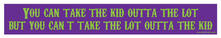 Lot kid waterproof decal