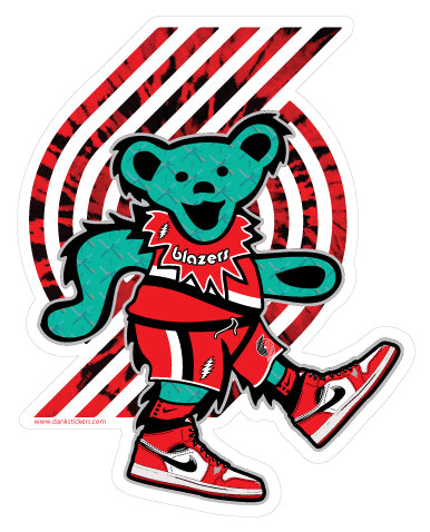 Dancing Bear in Blazers gear