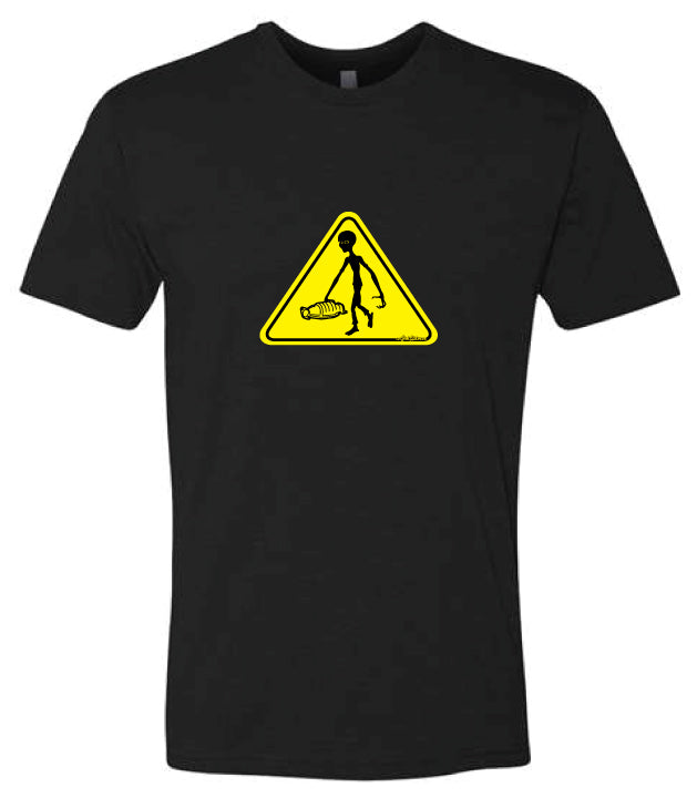 Yield (or nah) Tweaker road sign T-shirt