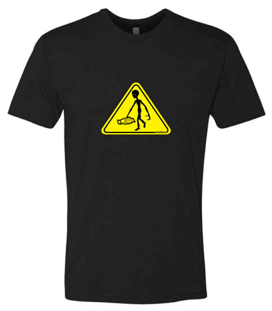 Yield (or nah) Tweaker road sign T-shirt